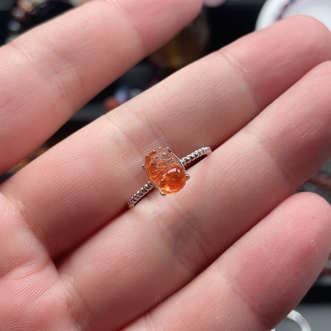 日光石金太阳貔貅银S925镶嵌