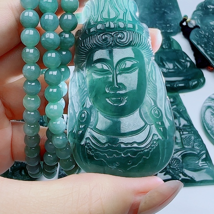 翡翠未镶嵌颈饰星****息2468998754