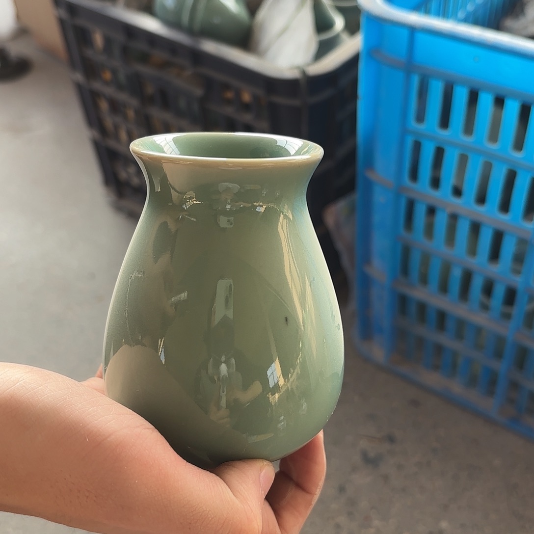 龙泉云间青瓷小米茶器