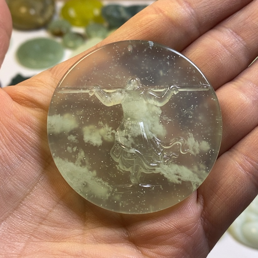 【闪购商品】蛇纹石玉颈饰未镶嵌