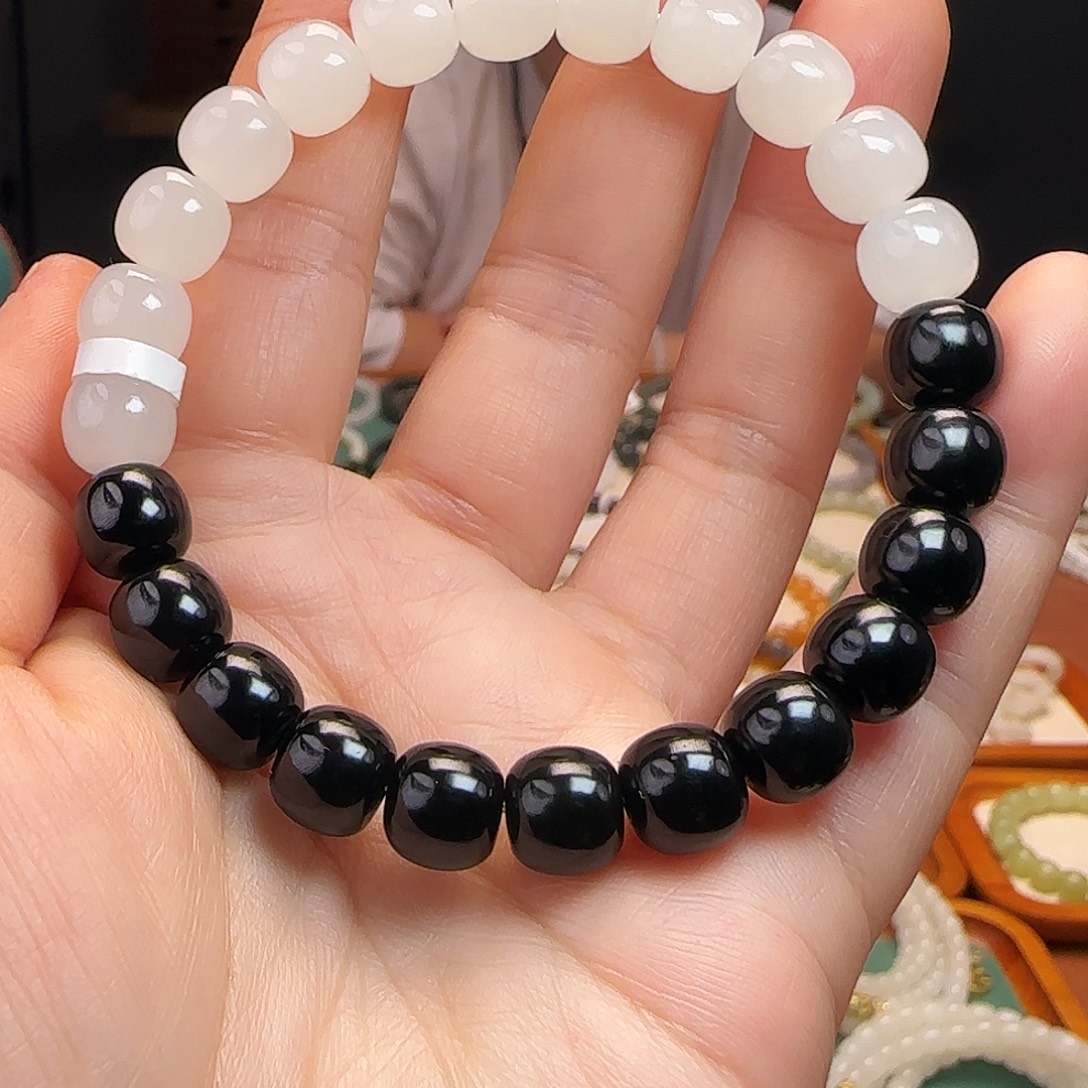 和田玉未镶嵌手链