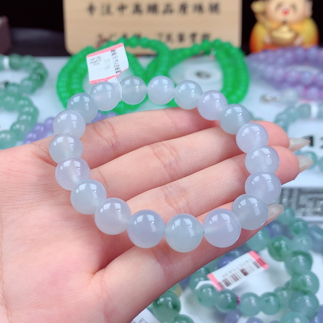 翡翠手链未镶嵌卡10