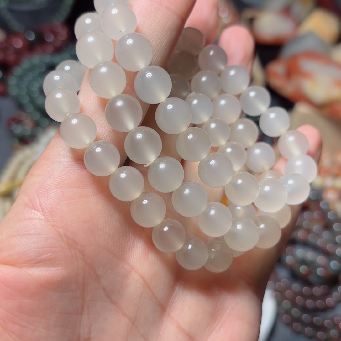 秦紫玉纯冰色卡10mm单圈