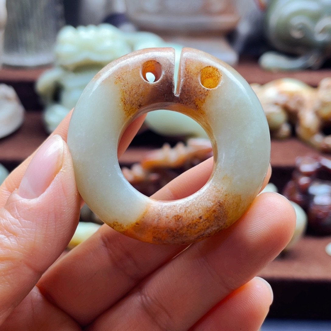 吊坠白玉菩提摆件