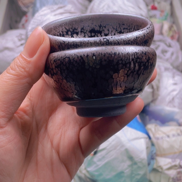 茶盏建窑建盏主人杯微瑕