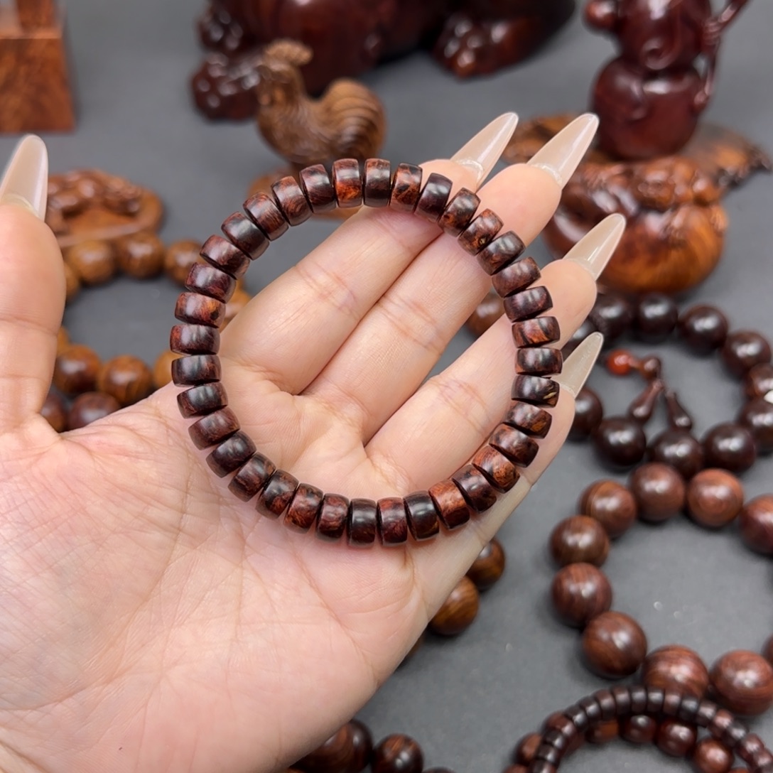 一***尘黄花梨/降香黄檀手串/手链