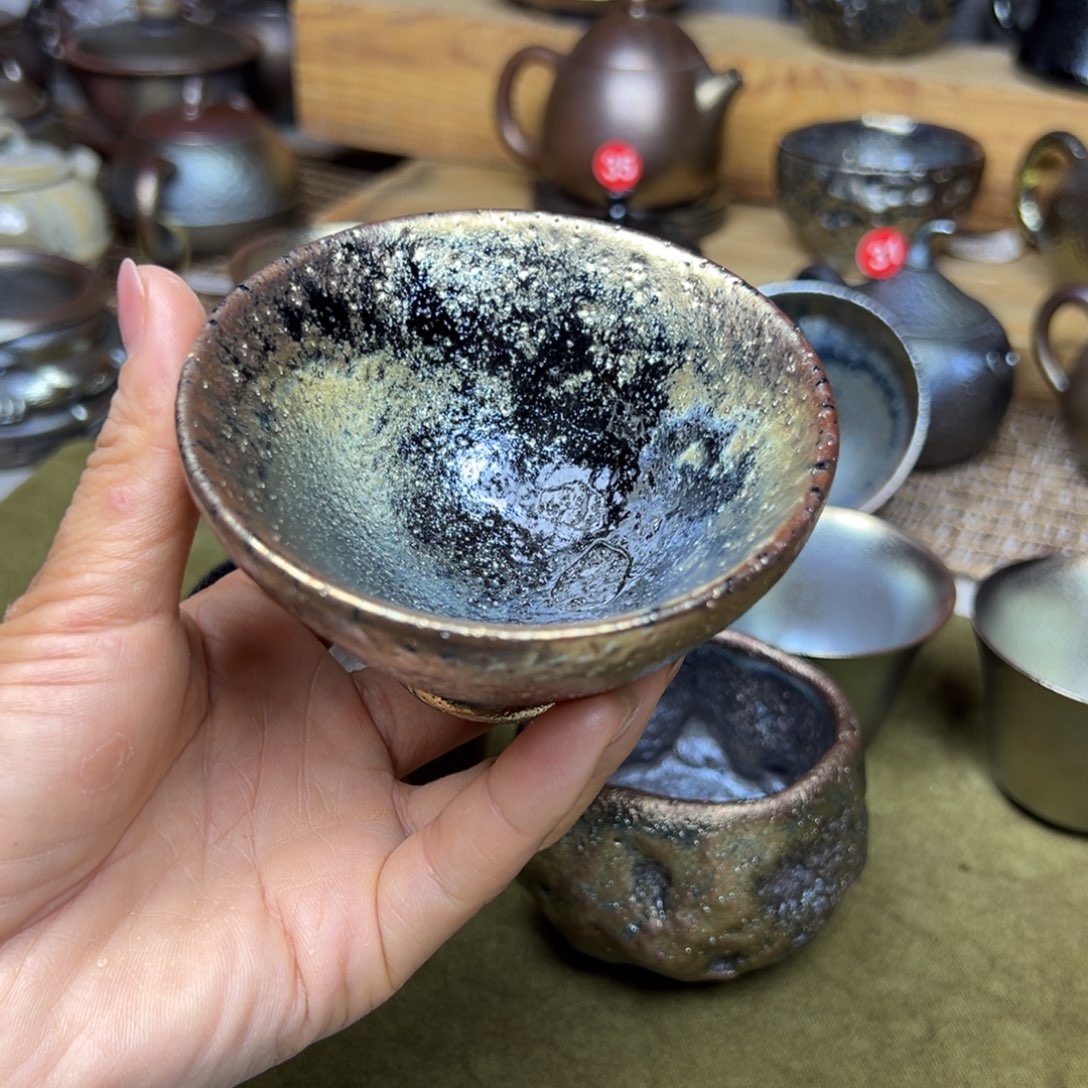 云南建水紫陶柴烧杯