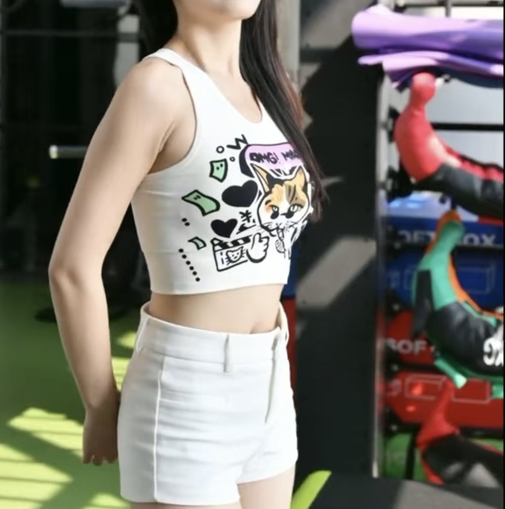 3号孤品【A01-A199】印花运动强压瑜伽背心直播间专用链接健身训练