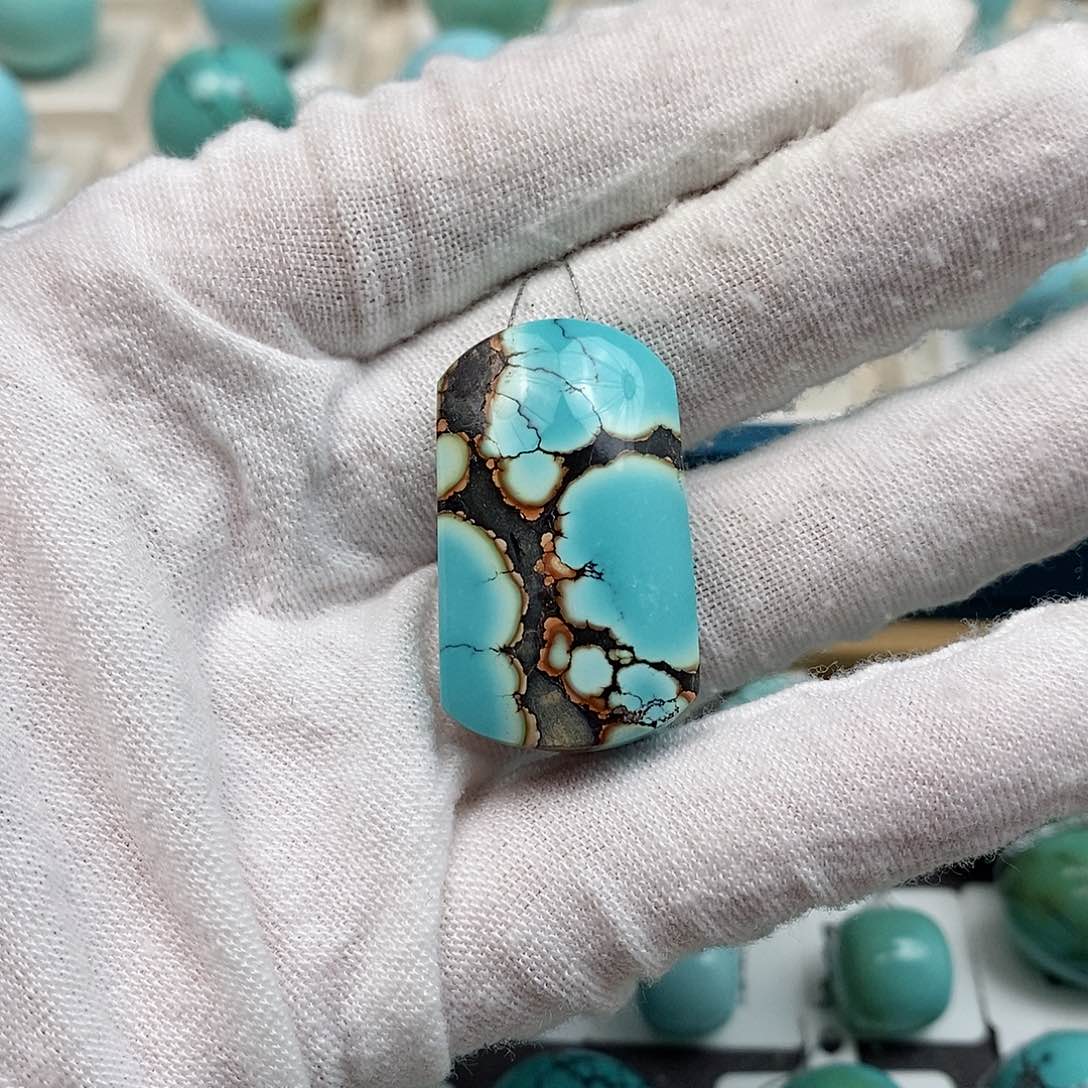 绿松石配饰未镶嵌月****0