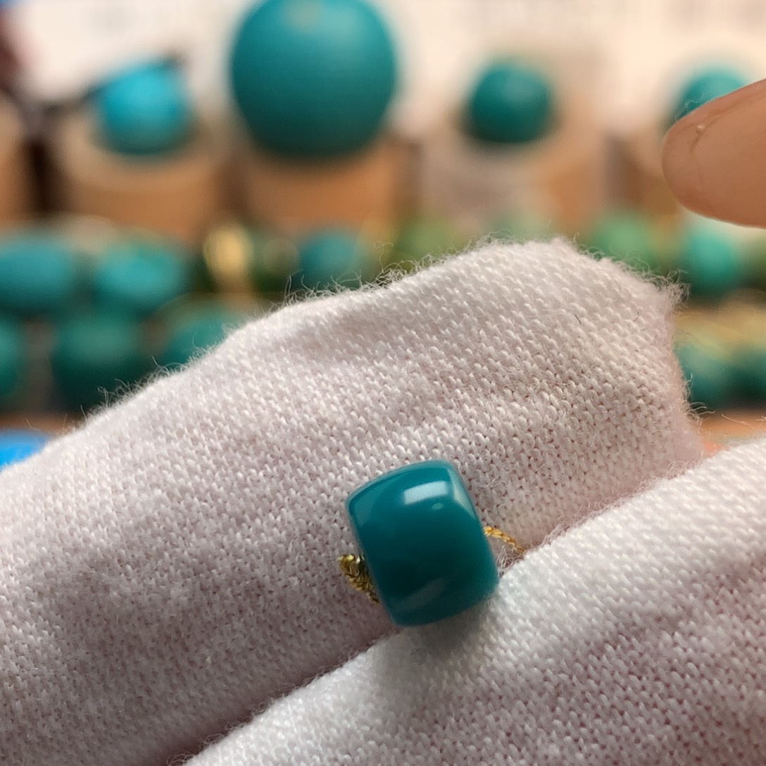 绿松石未镶嵌绿松石6.6mm