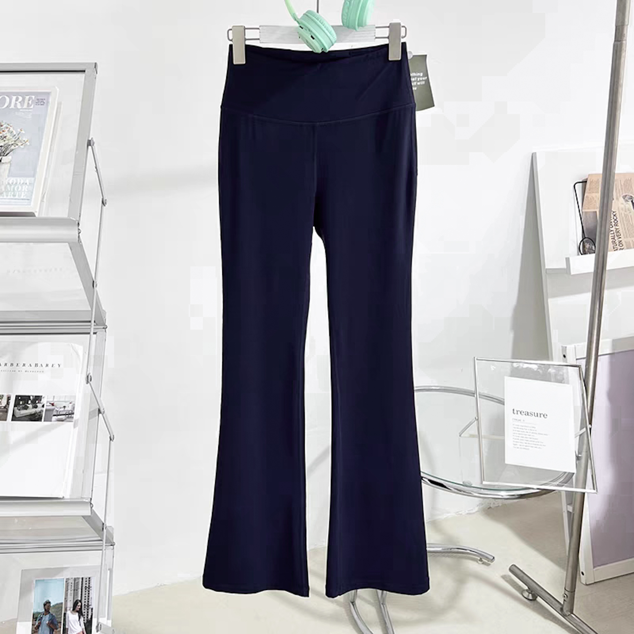 5911女士休闲喇叭裤拖地裤舒适百搭