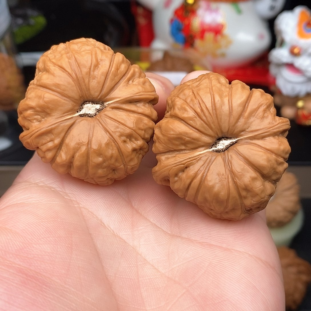 文玩核桃把件41南瓜墩