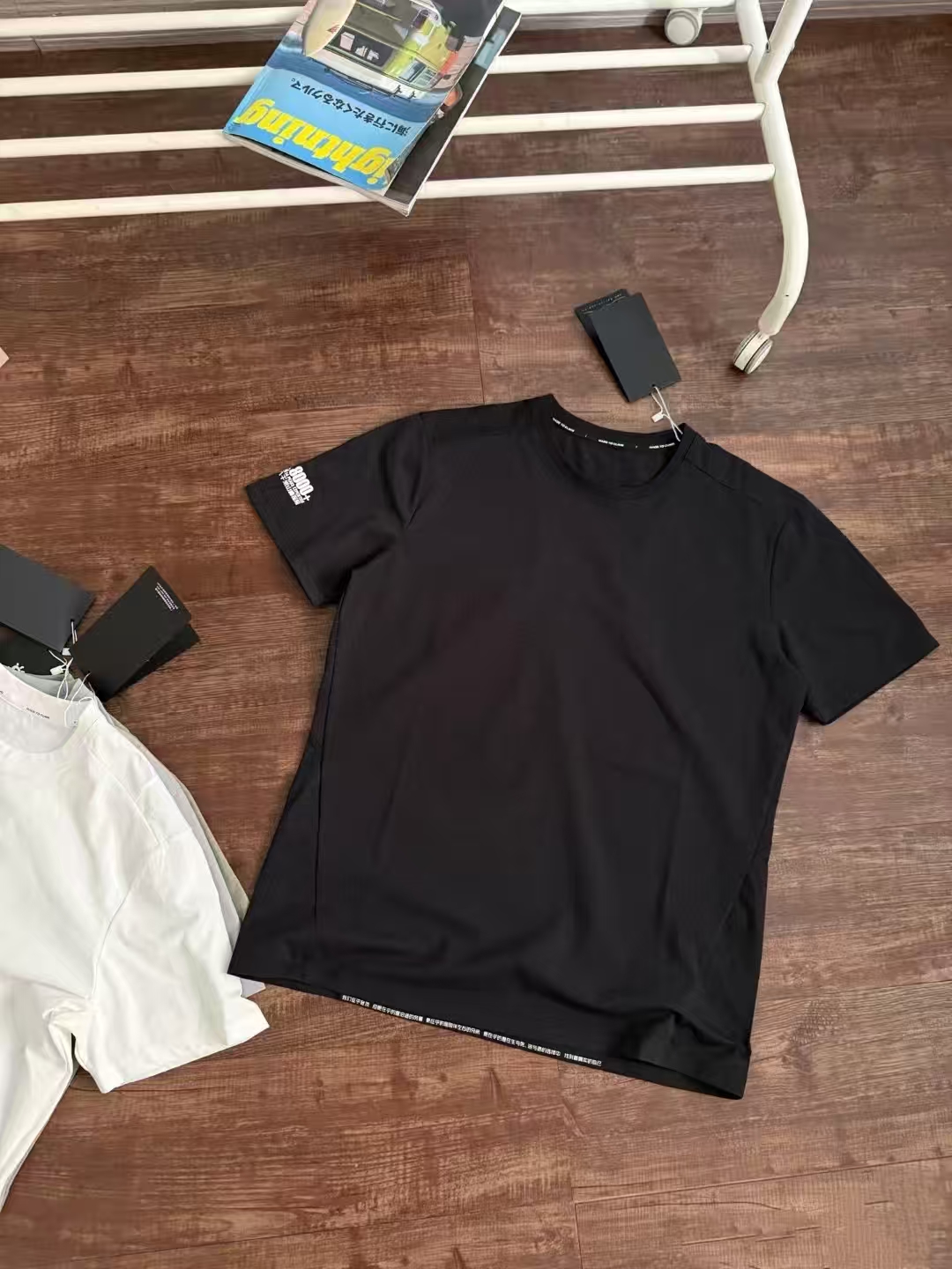 FF-2503男士夏季速干短袖舒适弹力透气男款运动时尚休闲