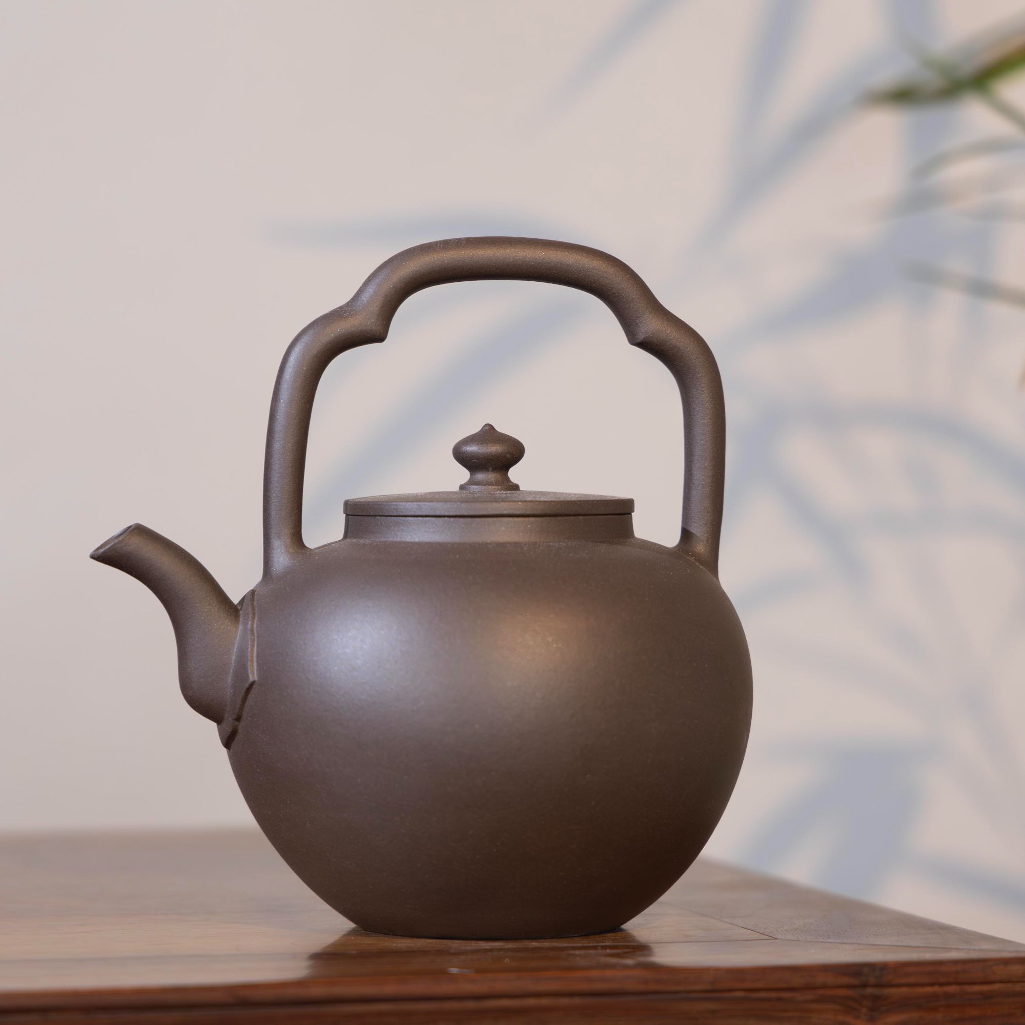 紫砂吴经提梁壶 围炉煮茶720cc