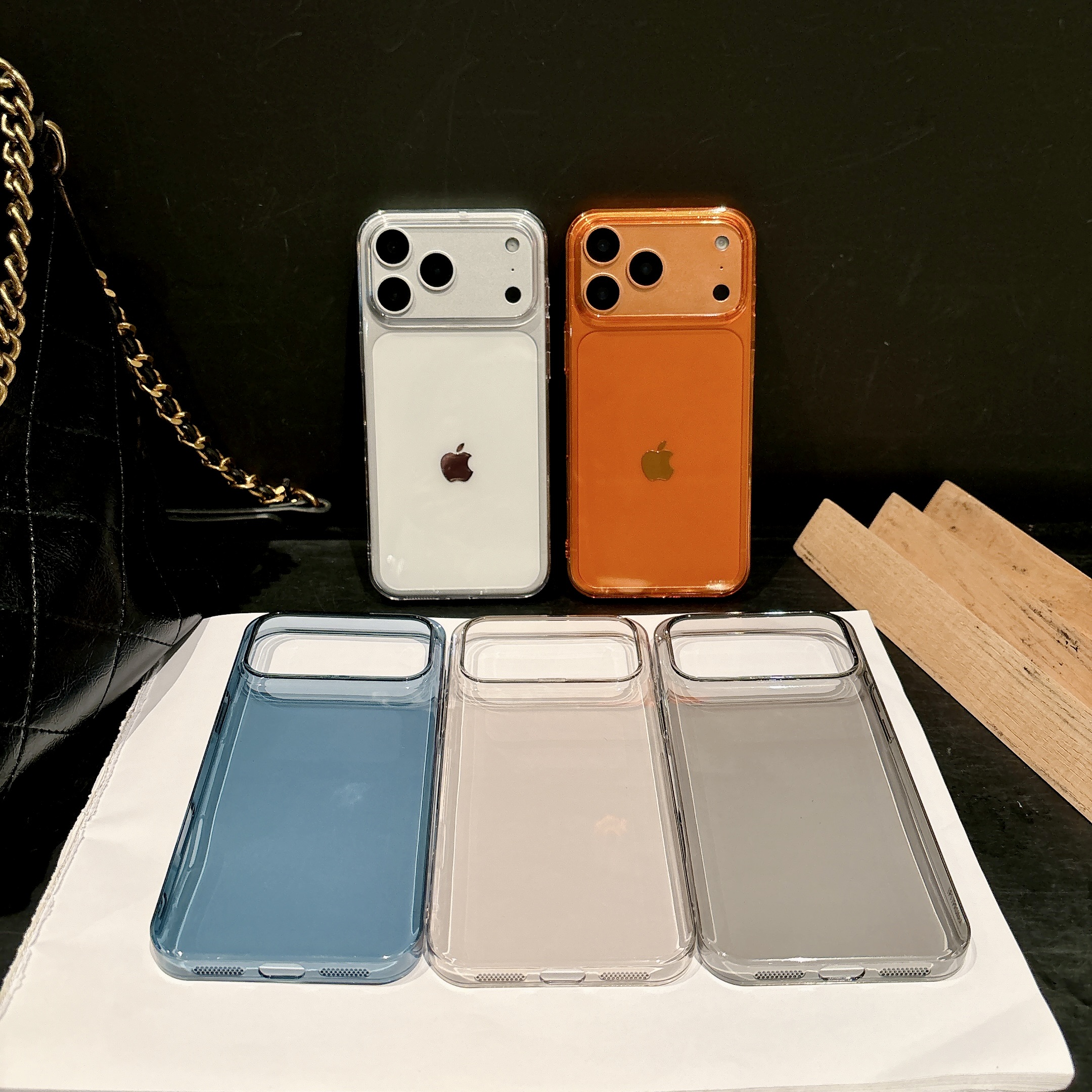 PC高透简约大孔全包手机壳久用不黄厂家直销拍一发三