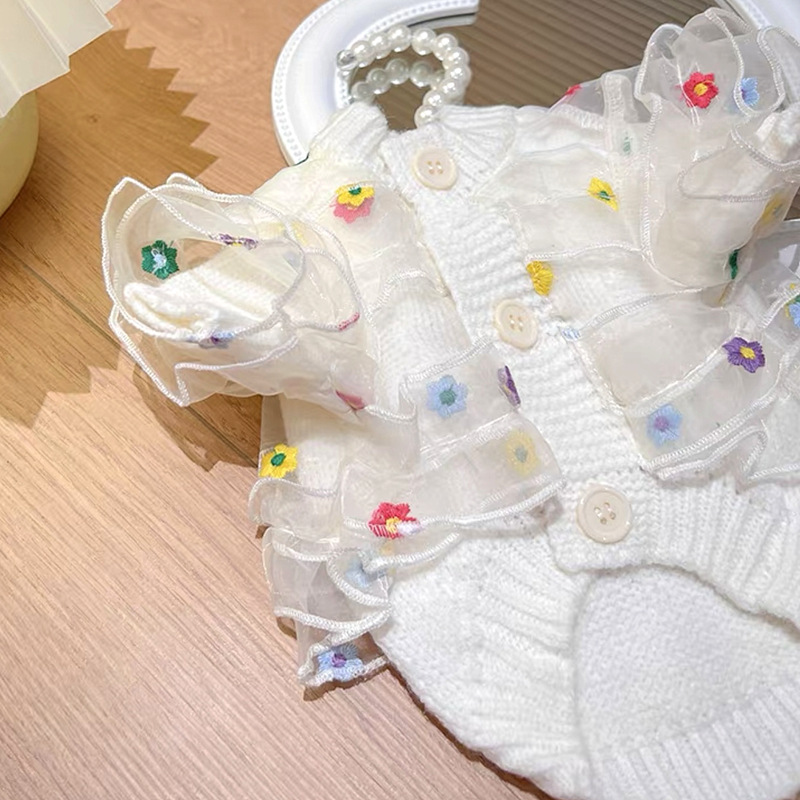 宠物针织毛衣泰迪比熊猫咪小型犬狗狗衣服秋季新款博美贵宾秋冬装