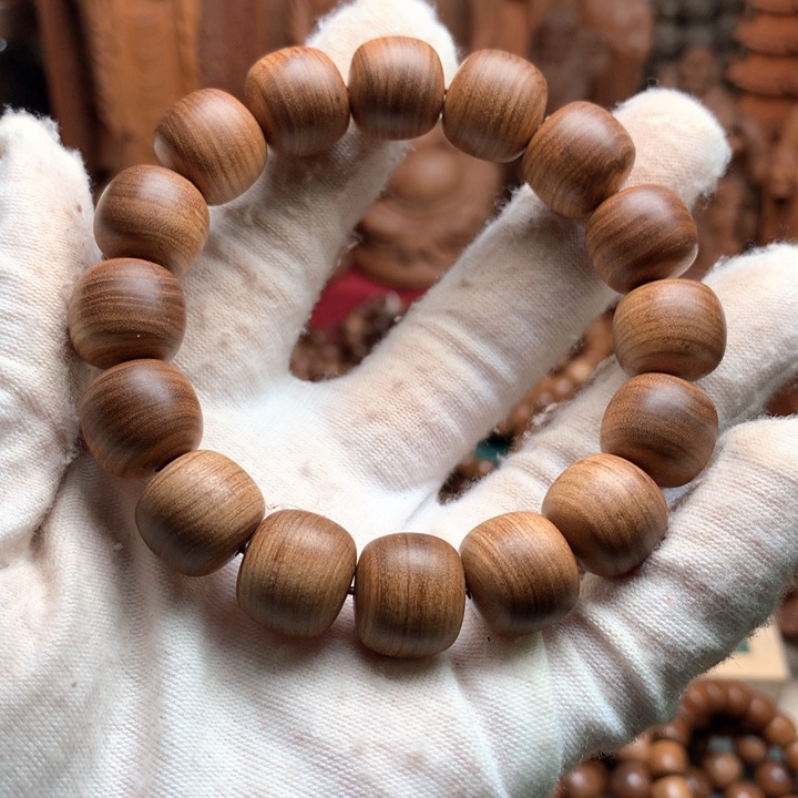 檀香木其他老山檀手把件奶香