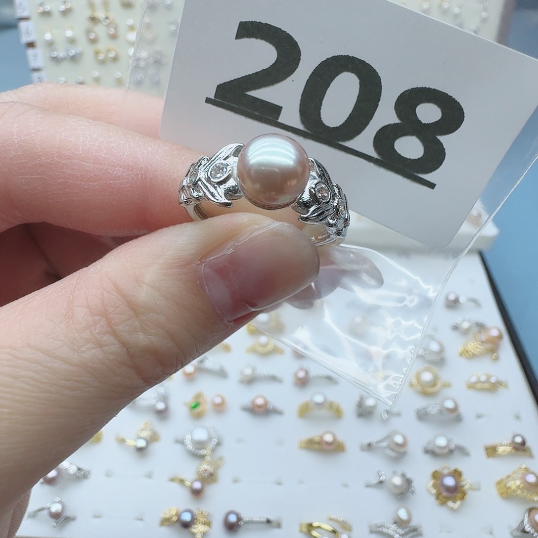 淡水珍珠珠宝奇石合金208