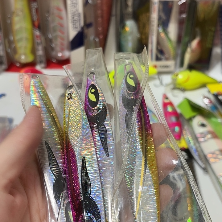 80克紫色铁板饵4只