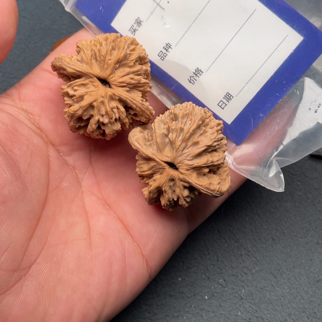 核桃把件43虎头，1号。。