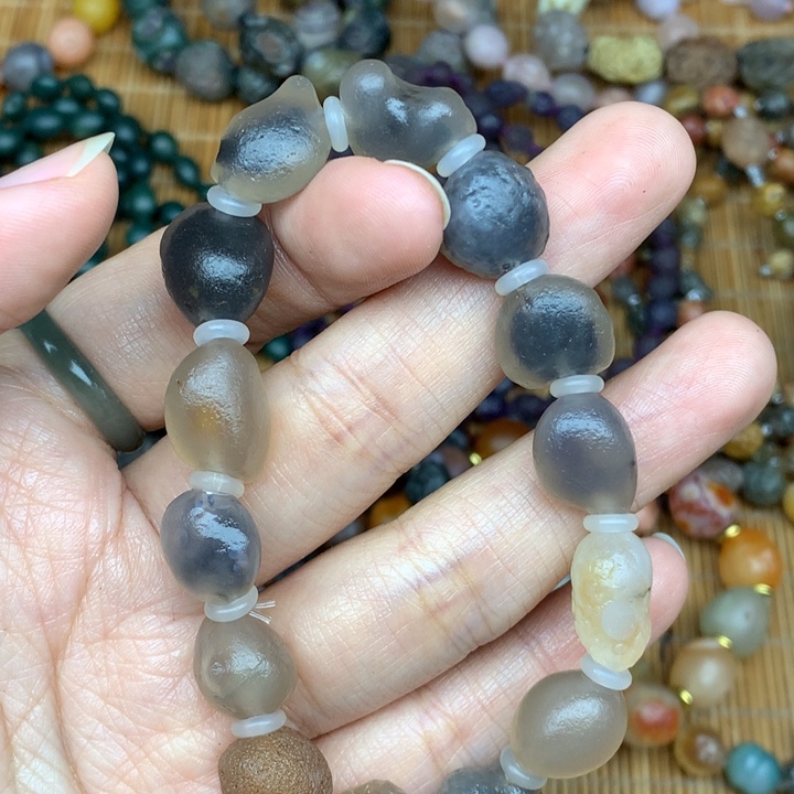 玛瑙/玉髓珠宝半成品未镶嵌一**长