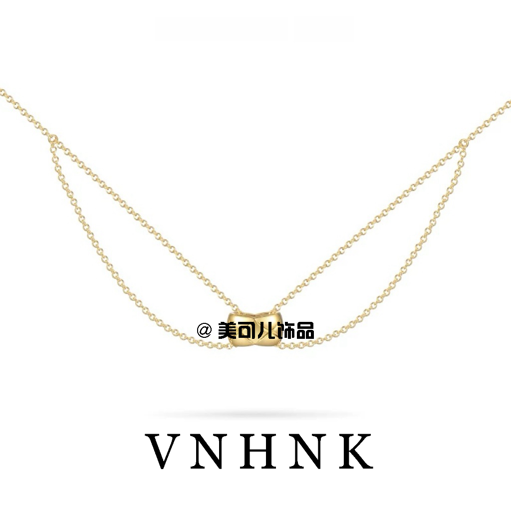 钛钢项链 美可儿   C436   金色（45cm）时尚气质项链