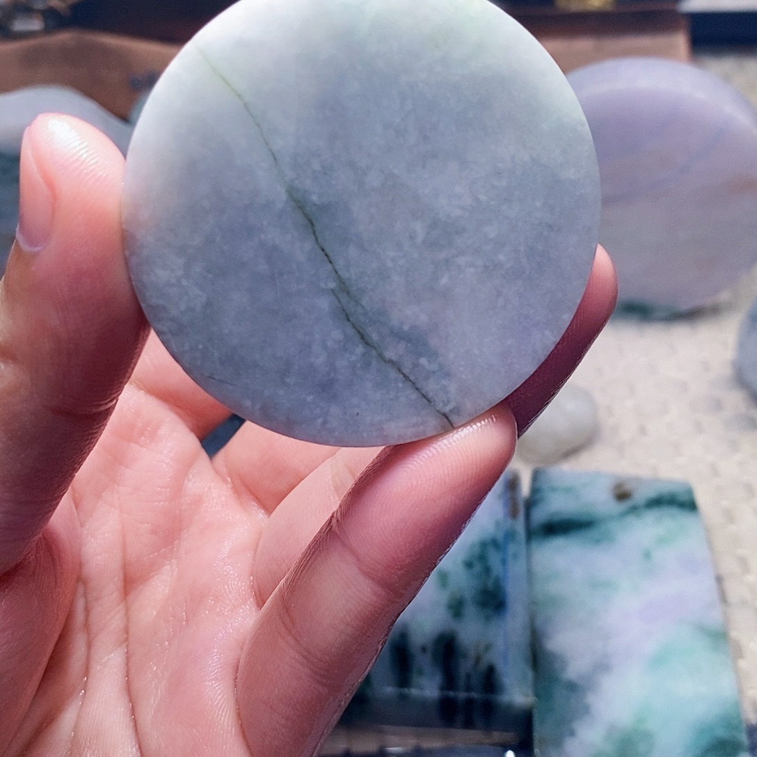 翡翠未镶嵌颈饰588