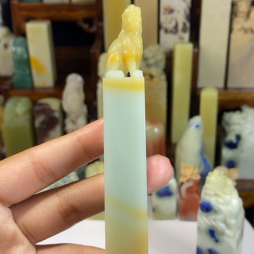 【闪购商品】青田石印石江*子              