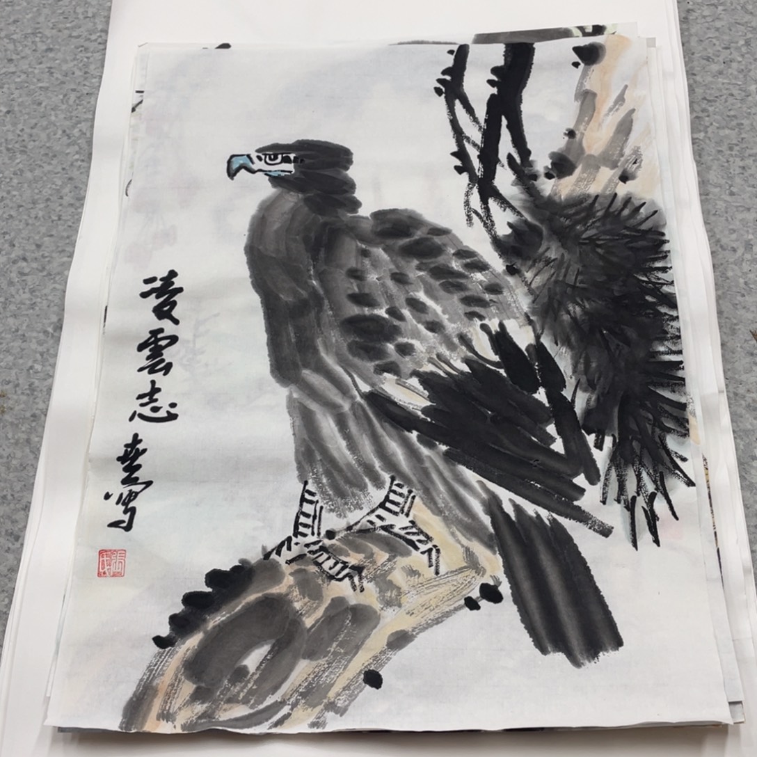 国画1.4平尺国画作品