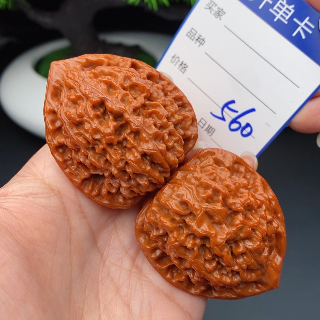 文玩核桃把件44官帽560