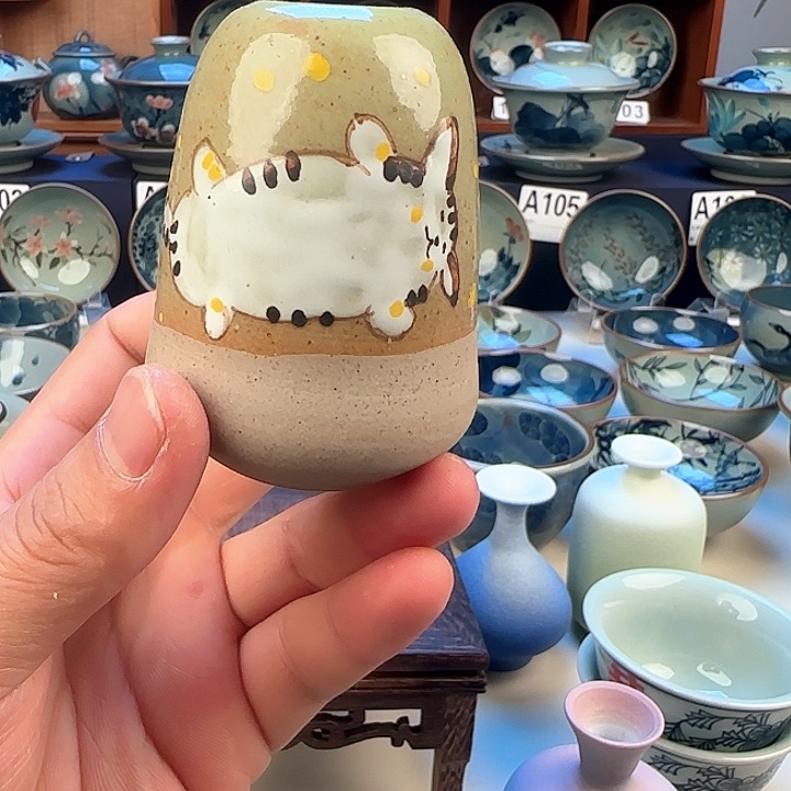 景德镇陶瓷陶瓷杯茶具花瓶