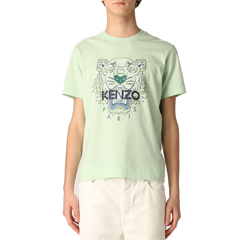 未使用 KENZO/肯佐 kenzo老虎头系列圆领短袖T恤