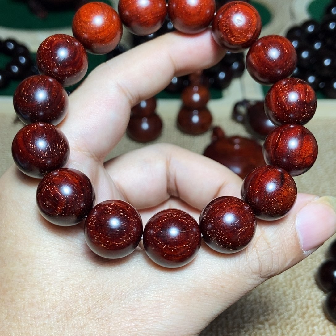 手串/手链小叶紫檀1.5龙鳞 微瑕