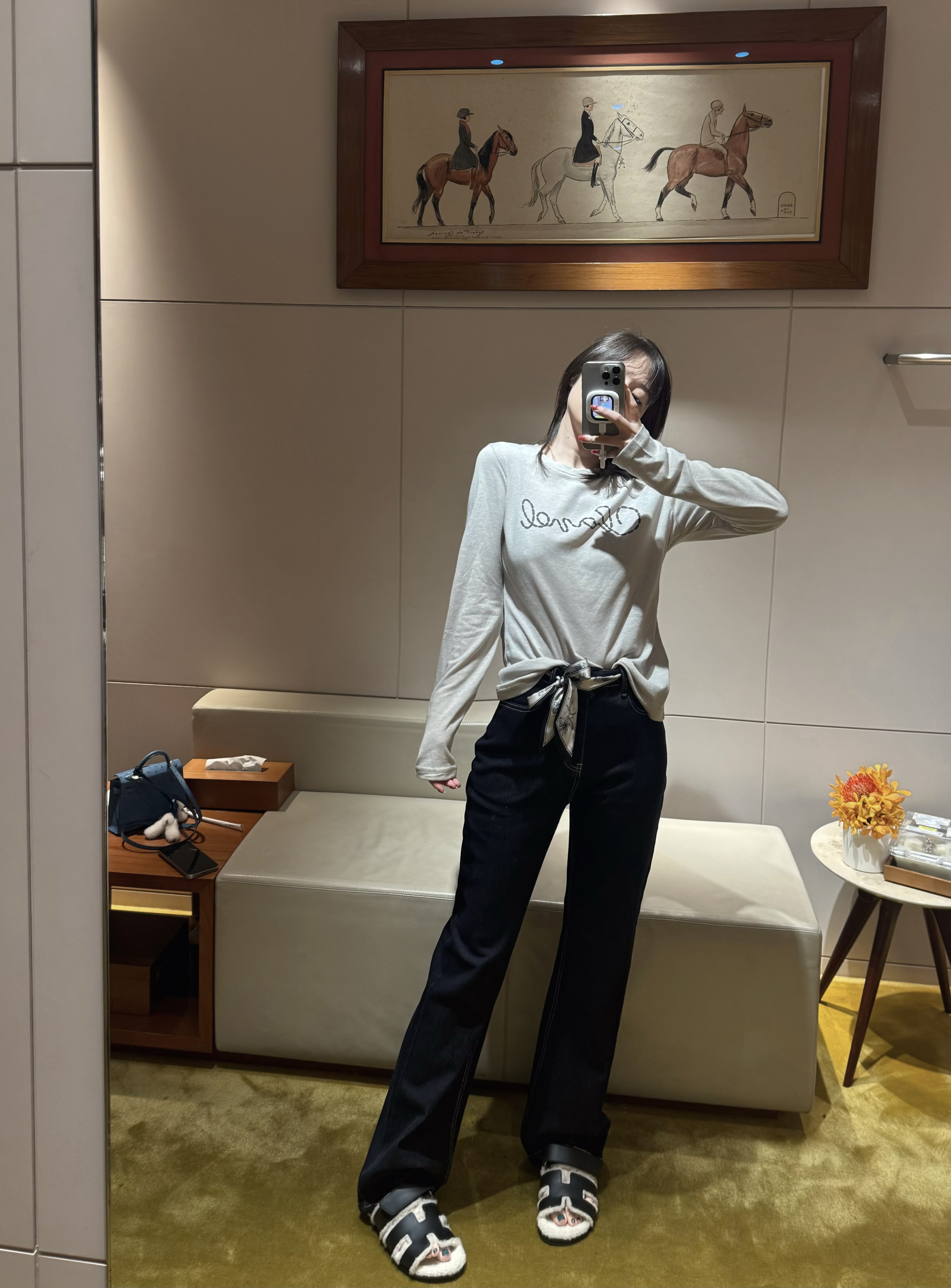 BETTER JOELAY-【灰调雅述】时尚百搭T恤长袖慵懒简约KH3557