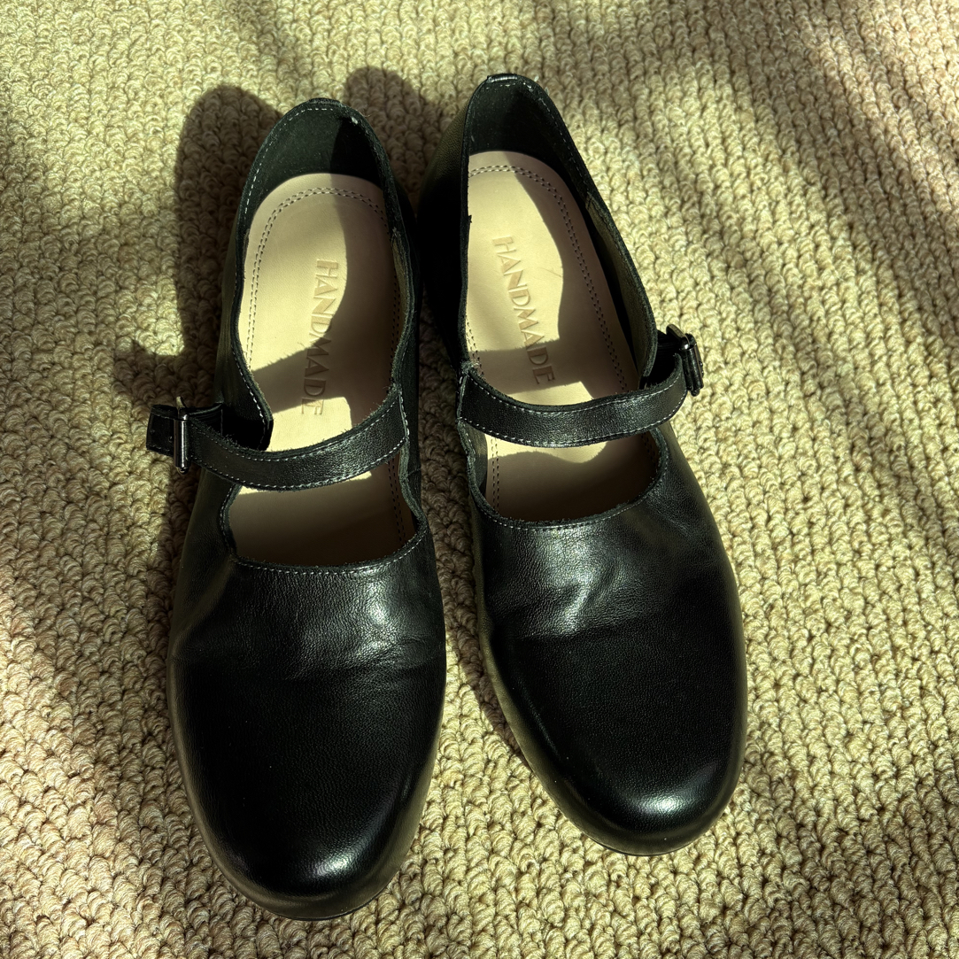 【重工水洗马皮】玛丽珍2026四季可穿搭扣一字带单鞋