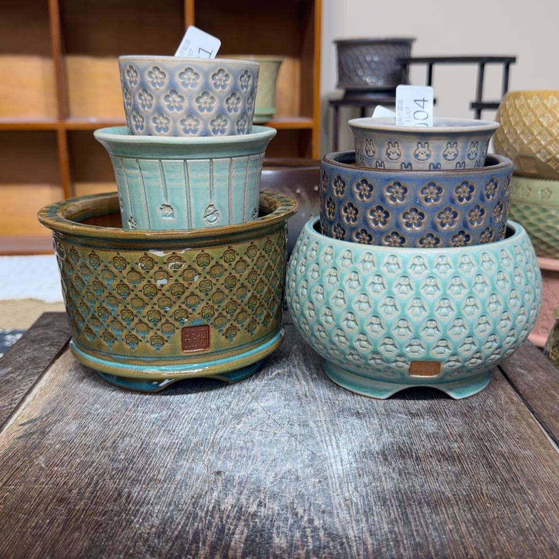 温***瘾手工花盆 001 内口口径 6.5 cm 