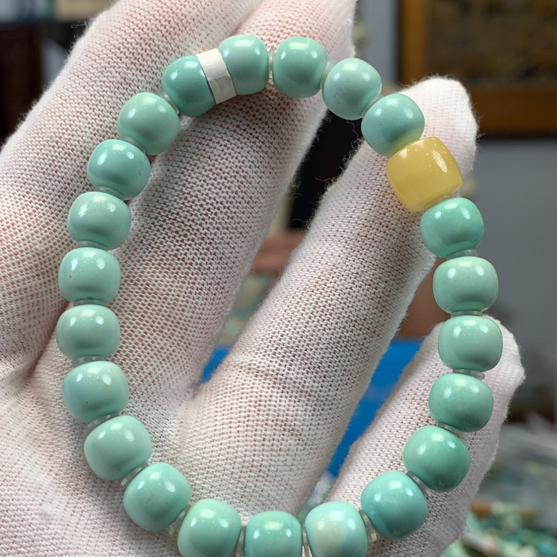 绿松石未镶嵌挂件