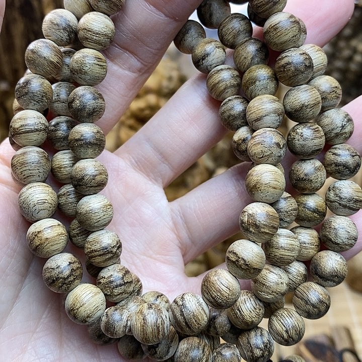 沉香手串马泥涝天然野28.1克