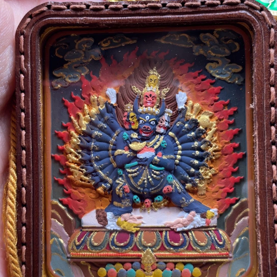 琉璃颈饰A***a唐卡手绘男女同款