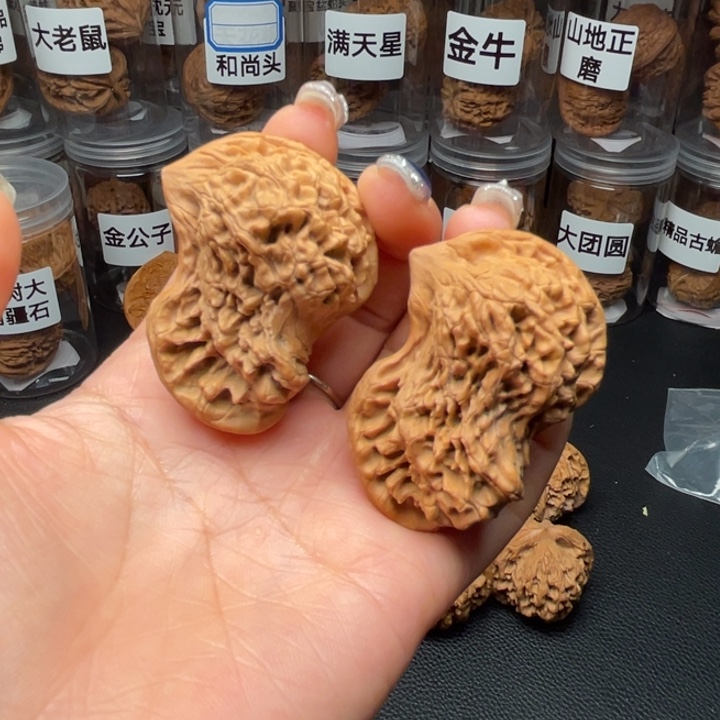 文玩核桃吊坠鸳鸯小鸟