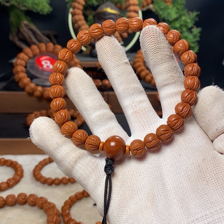 桃核吊坠?****伙秦岭龙纹