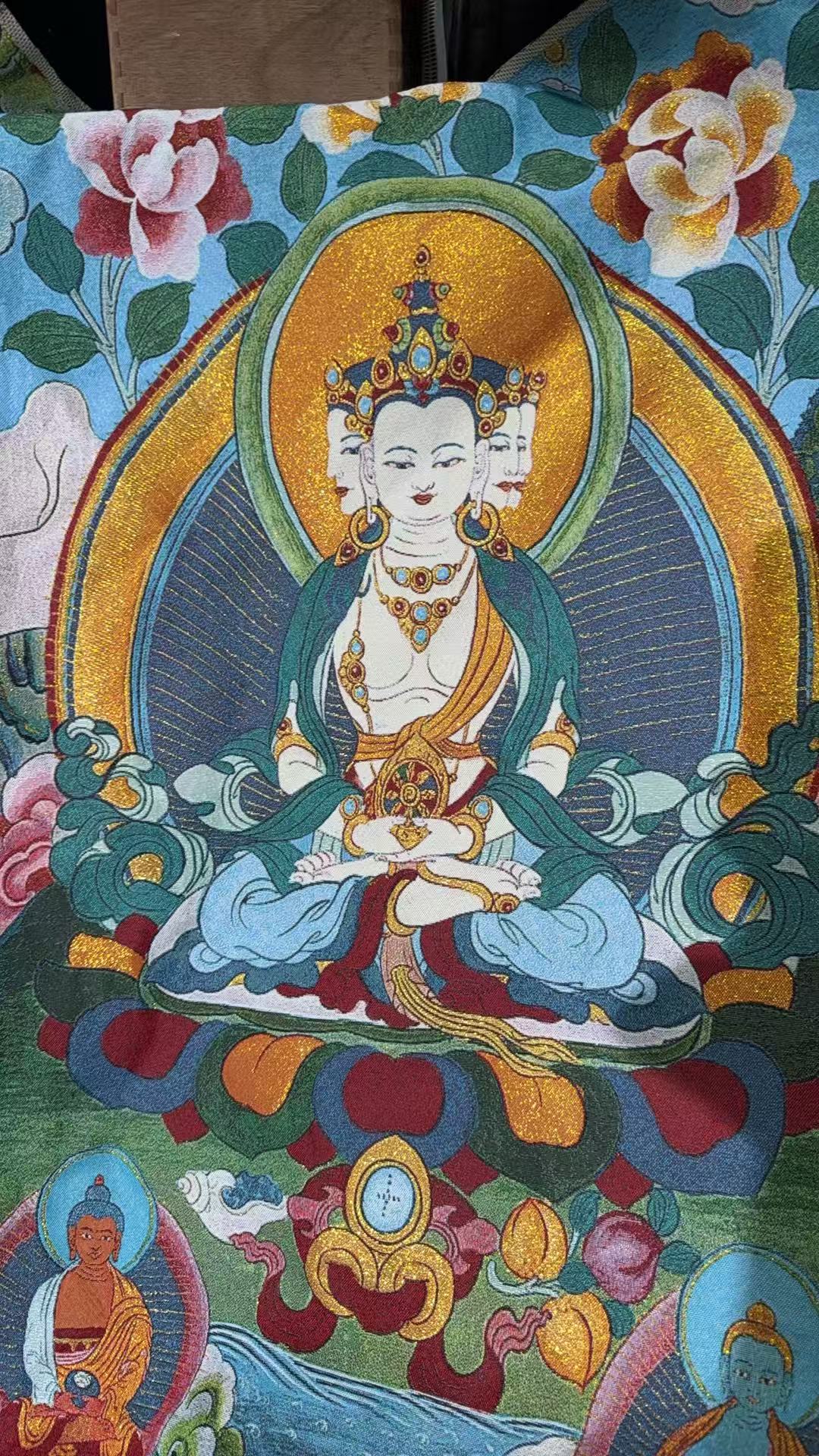 龙妹唐卡五方虚空藏802