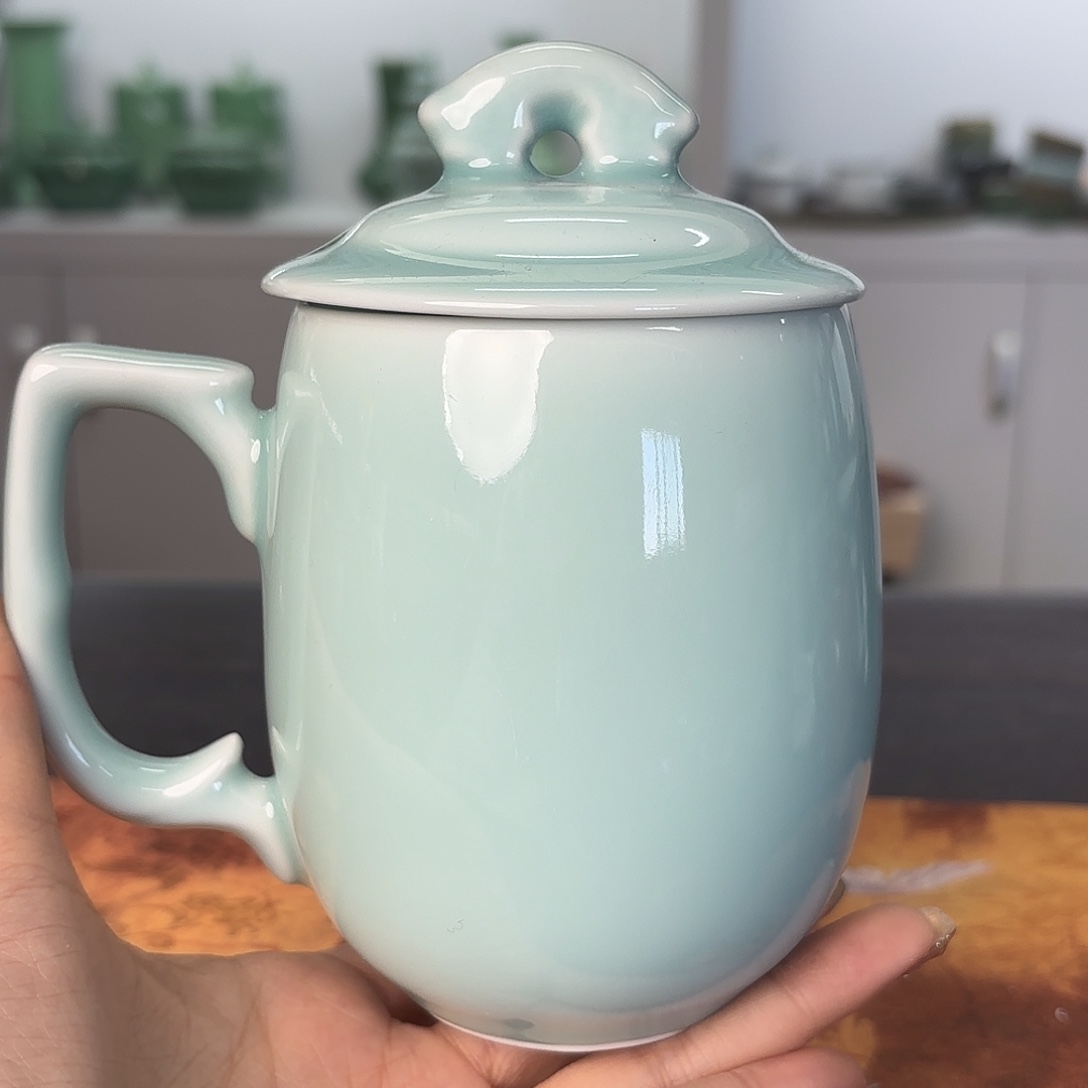 龙泉云间青瓷小米茶器