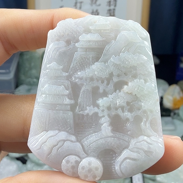 翡翠未镶嵌颈饰翡翠