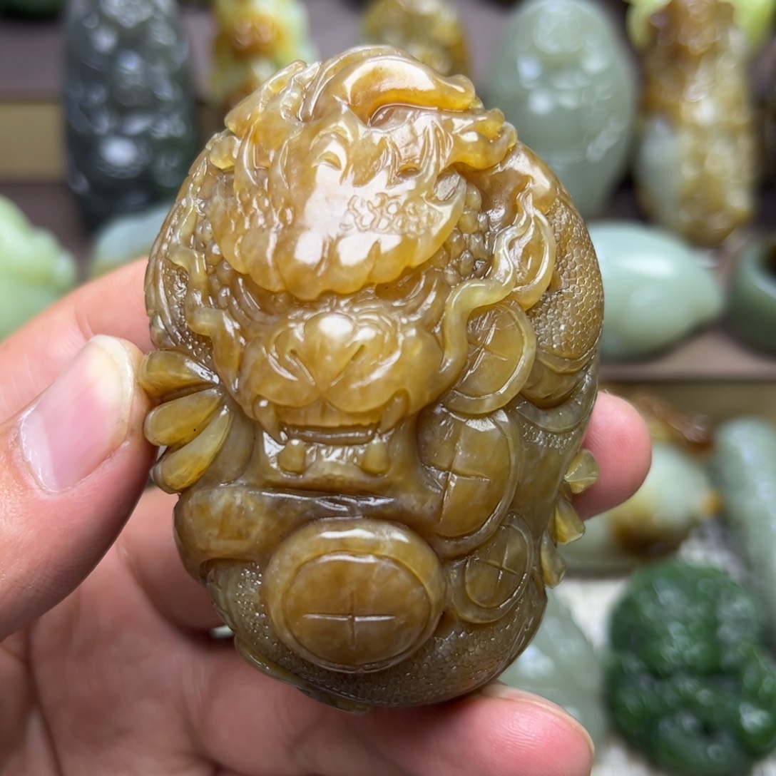 和田玉把件未镶嵌