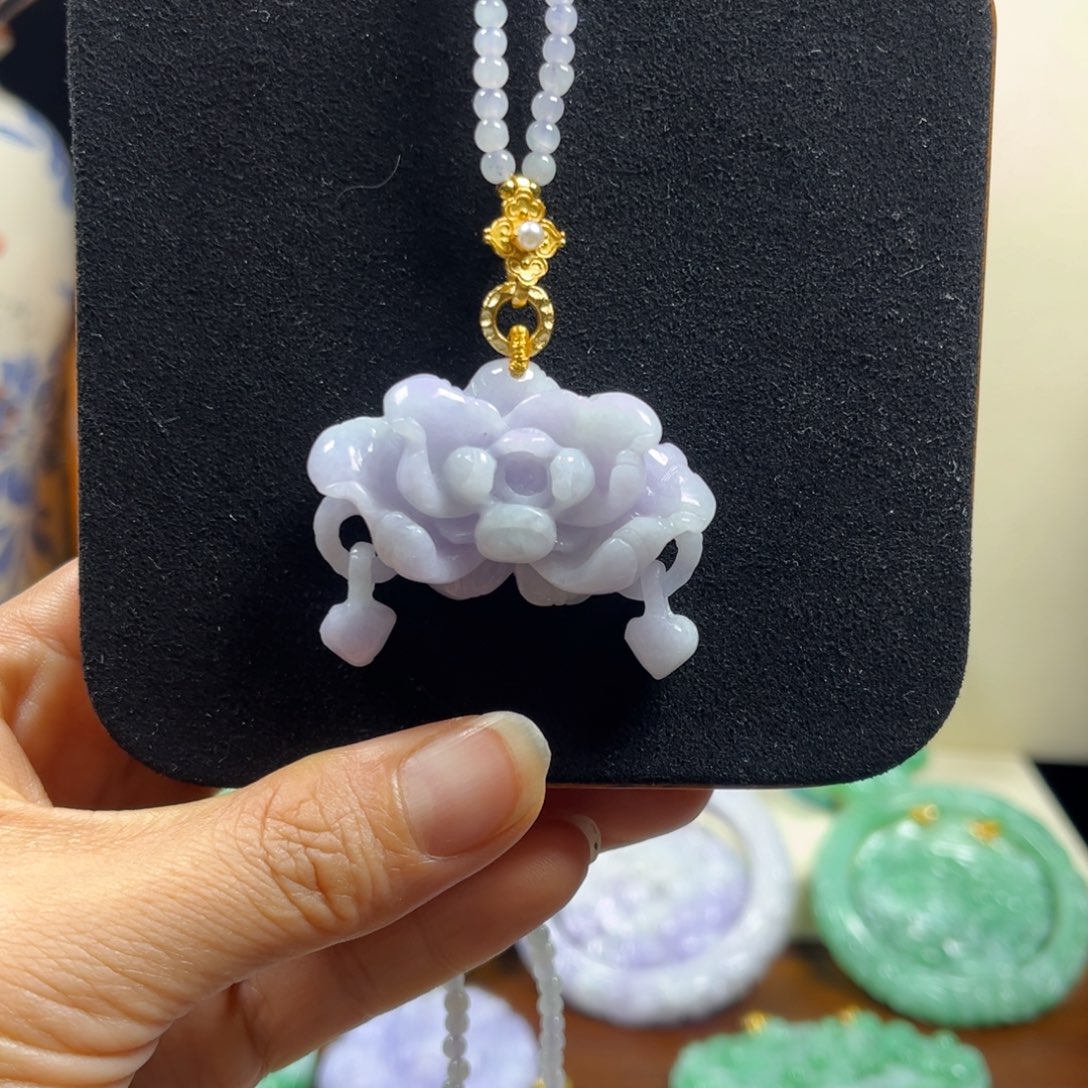 翡翠未镶嵌颈饰天然翡翠