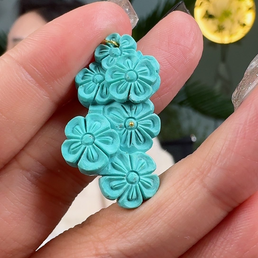 绿松石珠宝奇石未镶嵌