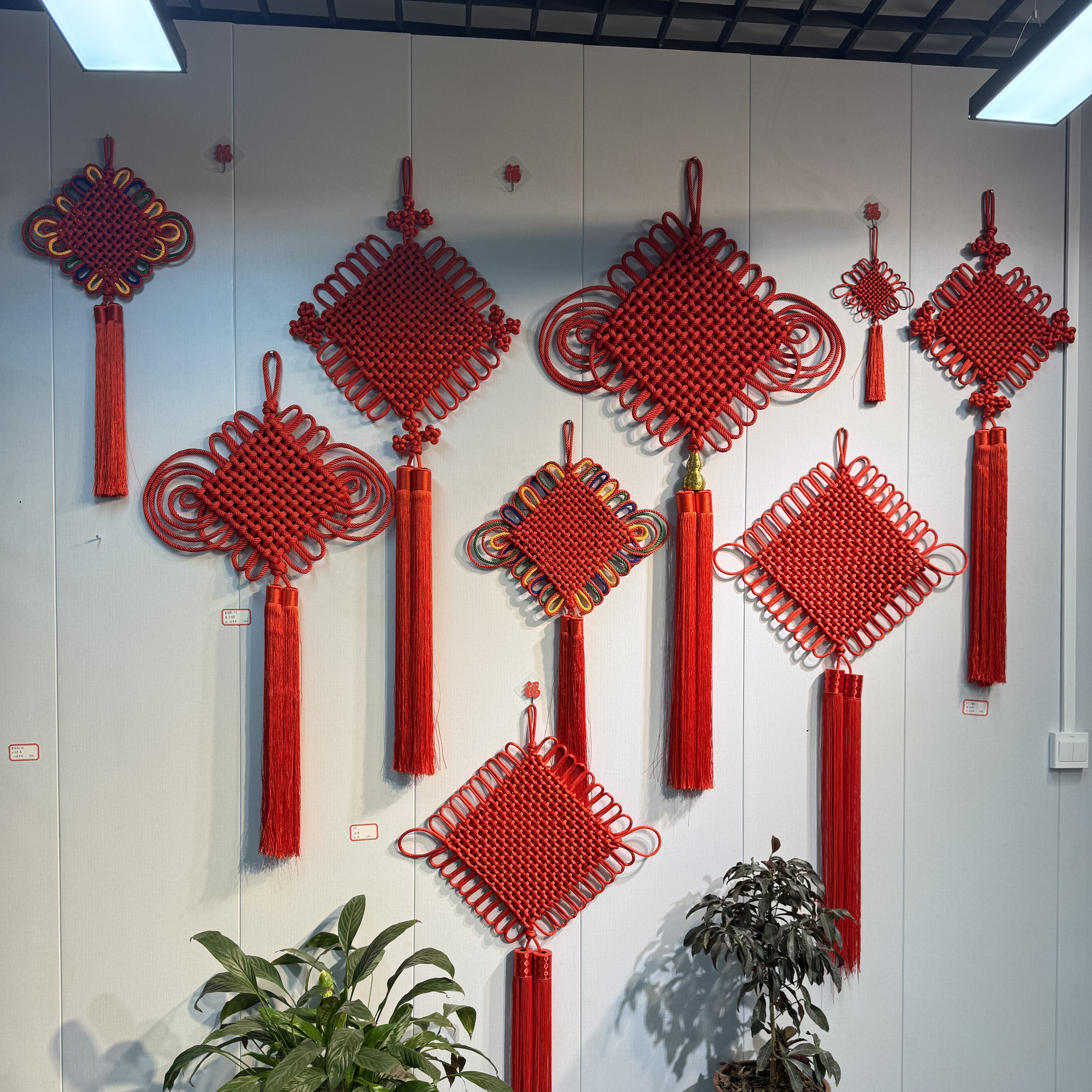 中国结临时链接，客厅玄关喜庆乔迁新年家居壁挂装饰