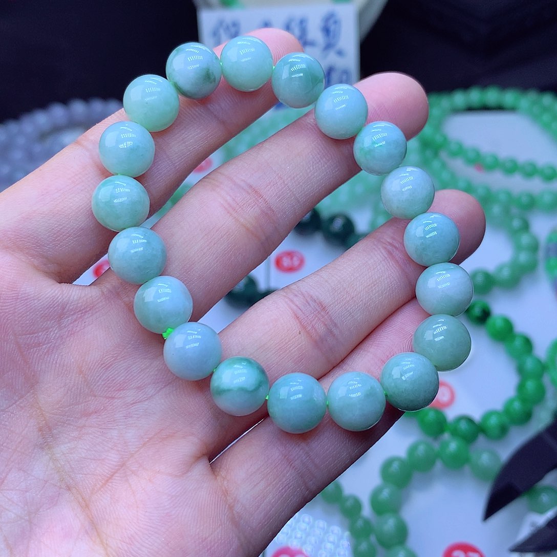 翡翠毛衣链未镶嵌10