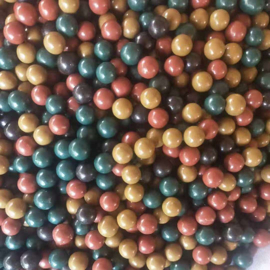 超硬亮面不脏手磁力泥丸8mm9mm10mm弹弓弹珠加重泥球